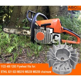MS250 Flywheel for Stihl MS230 MS210 025 023 021 Gasoline Chainsaw Replace OEM # 1123 400 1203, 1123 400 1203
