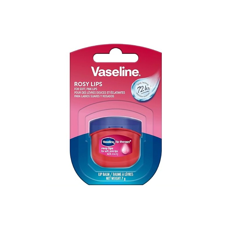 Vaseline - Lip Care Rosy Mini Tarro 7g, Rosa