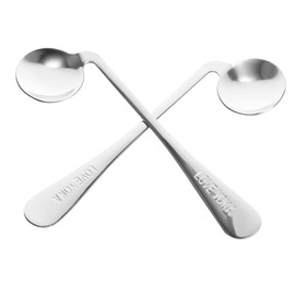CIYODO 2pcs Daily Use Elderly Adaptive Utensils Spoons for Hand 's Arthritis Easy Storage