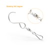 Alamic Swivel Hooks Clips for Hanging Wind Spinners Wind Chimes