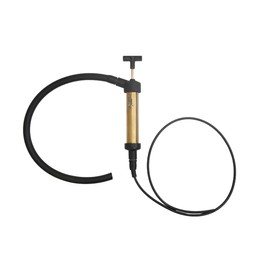 K Tool International 72206 Self-Priming Hand Pump for Garages, Repair Shops and DIY, 40" Suction Hose, 3.2oz per Stroke, Brass Cylinder Body/Plunger, Water Based Media, Antifreeze, Oils, Diesel