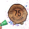 DARO Design - Wooden Disc - 75 Years - Size