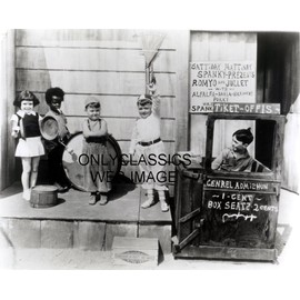 OnlyClassics Little Rascals Our Gang Movie Theater 8X10 Photo Spanky Darla Alfalfa BUCKWHEAT