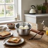 3Pcs Small Saucepan, Compact Pans for Single Serving Meals, Heating