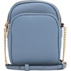 FashionPuzzle Multi Pocket PU Leather Casual Medium Crossbody Bag with