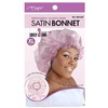 Magic X-Large 21'' Breathable Satin Bonnet with Elastic Band White