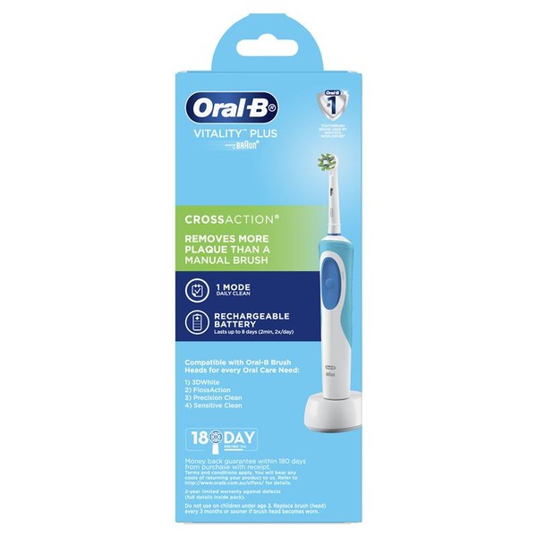 Oral B Vitality Plus Power Toothbrush Cross Action