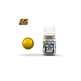 AK Interactive 30ml Extreme Metal Paints Gold # 472