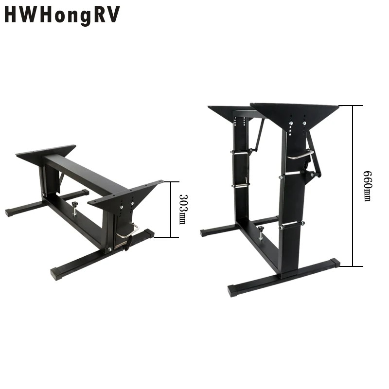RV Adjustable Folding Table Legs Mount caravan Drop-Down Table Leg
