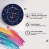 Glass Wall Clock - I Appeachiate You Pun Food Fruit
