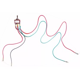 Makermotor DPDT Toggle Swtich 12v 24v dc Reverse Forward Center Off All Prewired