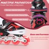 LEJIJIT Adjustable Inline Skates for Kids Girls Boys Children Beginners,