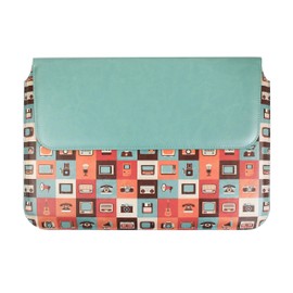 emartbuy Gadgets Premium PU Leather Magnetic Folio Wallet Case Cover Sleeve 13.3 Inch - 14.1 Inch Suitable for Devices Listed Below