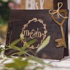 Patina Key to Heart Decorative Hanging Metal Set of 2