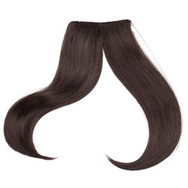 Fashion Hair Bang Fringe Extensions Clip In On Cute One Piece Hairpiece Straight Women Ladies - Dark Brown