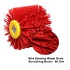 80 Grit Drawing Wheel Drum,Surface Conditioning Tool Drum,4.7" x 4"