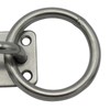 Stainless Steel Marine Eye Plate with Ring 8MM x 50MM