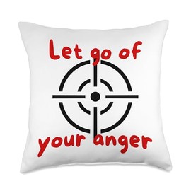 vent one's anger anti stress punch pillow selfcare Throw Pillow