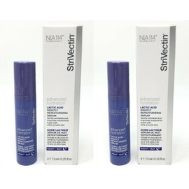 StriVectin Lactic Acid Nightly Retexturizing Serum 0.25oz 7.5ml set x 2 = 0.5oz