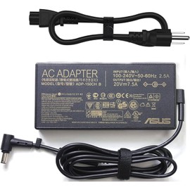 Cargador de CA de 150 W compatible con Asus Rog: ADP-150CH B A18-150P1A Strix G531GT G531GD G731GT FX505 FX505D FX505GT FX505DT FX705DD FX705DT FX705DU portátil de 20V 7.5A Adaptador