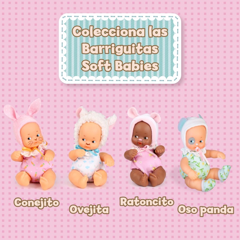 los Barriguitas Soft Trousseau Baby Doll