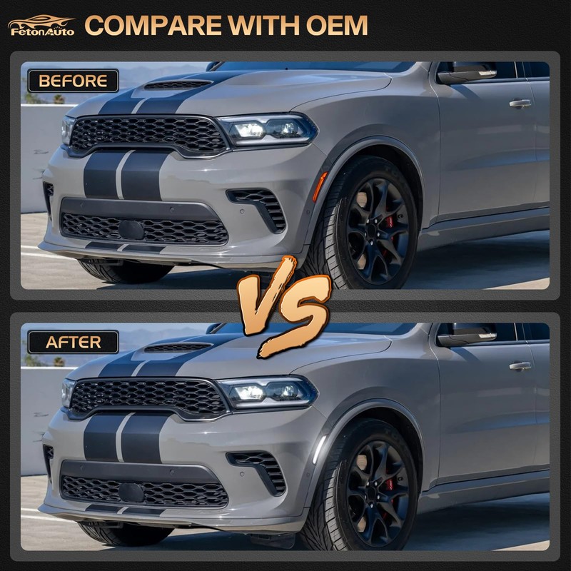 Dynamic LED Side Marker Light for Dodge Durango 2021 2022