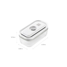 ZWILLING Fresh & Save 3-pc Glass Storage Containers with Lids, Meal Prep Containers, Assorted Sizes