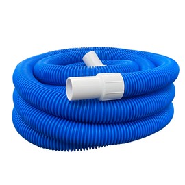Poolzilla Spiral Wound EVA Vacuum Hose 1.5"x30' (38mm x 9m) With Swivel Cuff, Heavy Duty Hose That Is Resistant To UV and Chemicals