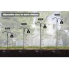 Gtongoko Double Shepherds Hook for Outdoor, 108 Inch Bird Feeder