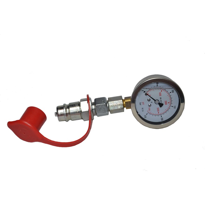 Pro-Parts Hydraulic Tester Pressure Gauge 250 Bar Pressure Tester Plug