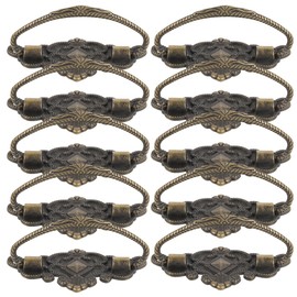 OSALADI 10 Piezas Tirador De Herrajes Para Gabinete,Agarradera Para Puerta Mango Antiguo Jaladeras Para Cajones Vintage Manijas Jaladeras Para Cajones