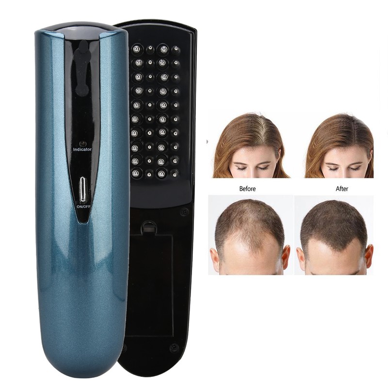 Electric Vibration Massage Hair Growth Comb Anti Hair Loss Head