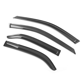 Window Visor Compatible with 1998-2002 Honda Accord, Slim Style Acrylic Smoke Tinted Sun Rain Shade Guard Wind Vent Air Deflector by IKON MOTORSPORTS, 1999 2000 2001