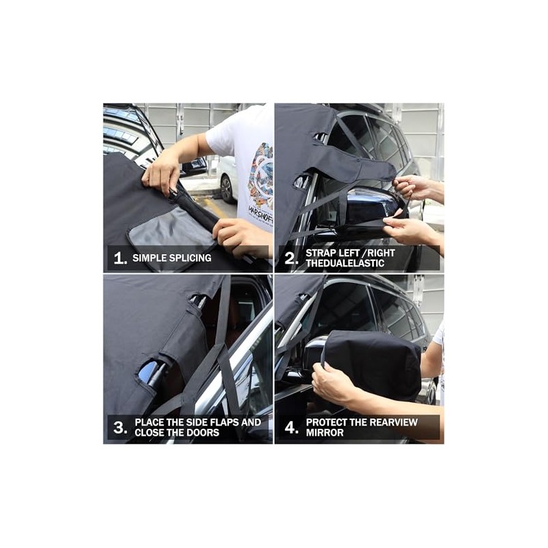 Windshield Cover for Ice and Snow Front Fit for Trucks
