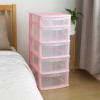 Cajonera De Plástico Italhome Fox 5 Organizador Multiusos Rosa