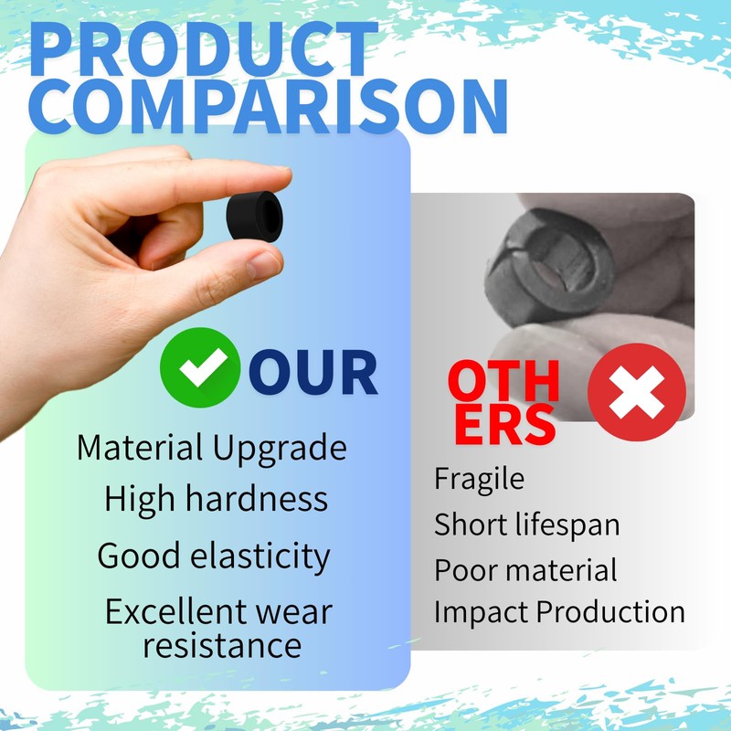 12pcs Rubber Roller Replacement for Cricut Maker 3, Rubber Roller