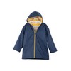 Hatley Boys' Big Splash Jacket, Navy/Yellow, 8