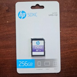 HP sx330 256GB Secure Digital Memory Card SDXC SX330 UHS-I Brand New New!