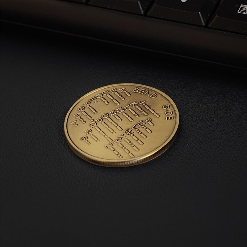 Putikeeg Morse Code Commemorative Coin - Unique Collector's Coin with
