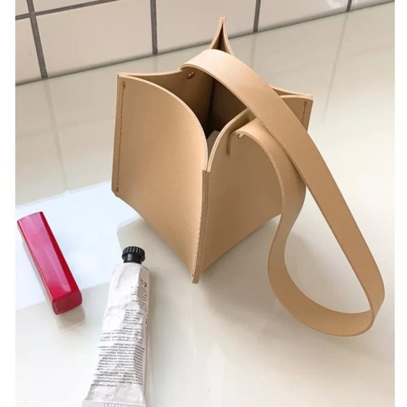 cup holder bottom box bag coffee handbag handle strap handle