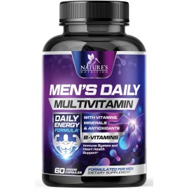 No Brand Multivitamin for Men - Vitamin A, C, D, E, Zinc, Calcium, Multivitamins for