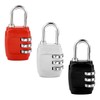 Jagowa 3PCS Luggage Locks 3 Digit Combination Padlock Codes Security