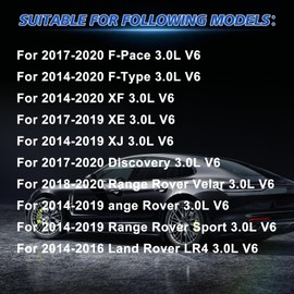 INGKAN AJ126 Engine Gasket Set Fits for Jaguar Land Rover Engine Gasket Set 3.0L V6 AJ126 306PS Engine Aftermarket Parts