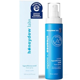 Hypochlorous Acid Spray – Dermatologist Tested HOCl Facial Cleanser for Sensitive, Acne-Prone & Irritated Skin – Soothes Redness, Eczema, Rashes & Itching – Skin Repair Spray, 6.8 oz - Honeydew Labs
