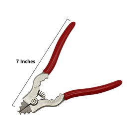 Malleable Iron Chain Pliers for Lighting & Chandeliers - 7 Inch with Rubber Grip