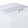 8L Bathroom Trash Can with Lid Automatic Garbage Can USB