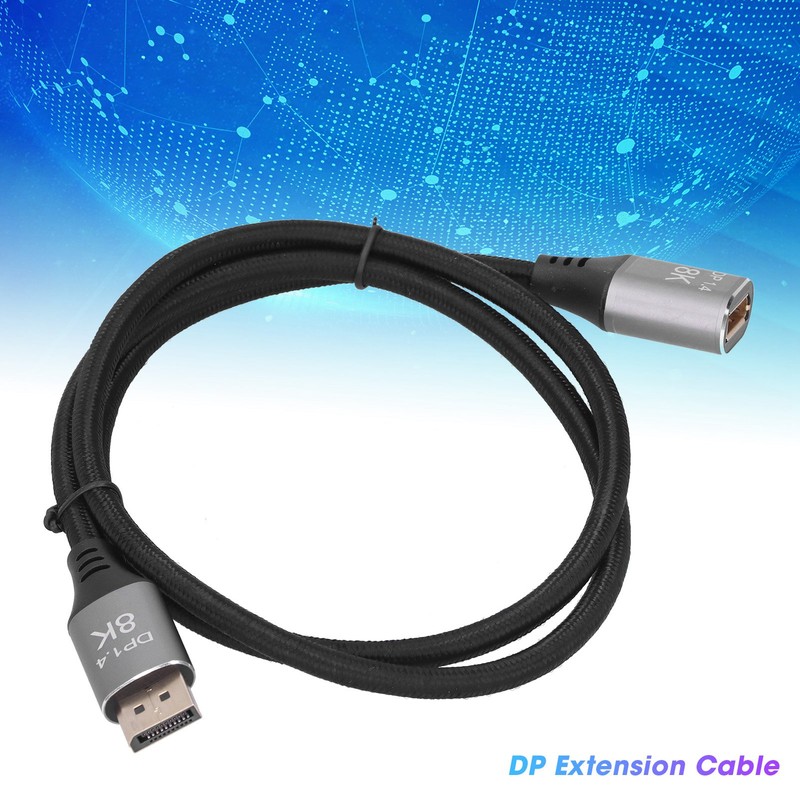 DP Male to Female DP Connecting Cable Computer 8K 60Hz