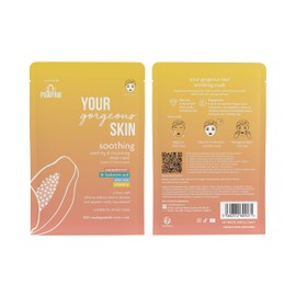Dr. PawPaw Your Gorgeous Skin Soothing & Nourishing Sheet Mask |Papayaluronic, 8x Hyaluronic acid, Aloe Vera & Vitamin E | Softens Skin, Relieves Redness & appears Visibly Rejuvinated