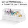 Supporto per punte per unghie, 30 fori, espositore professionale per