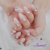 ❣️ Pointy heart handmade nail tips ✨ - Short C